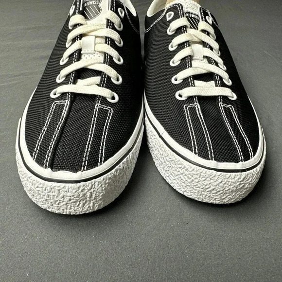 K-SWISS 92925095 CLEAN LAGUNA LOW  (M) Black/White Textile Lifestyle Shoes - Picture 13 of 16